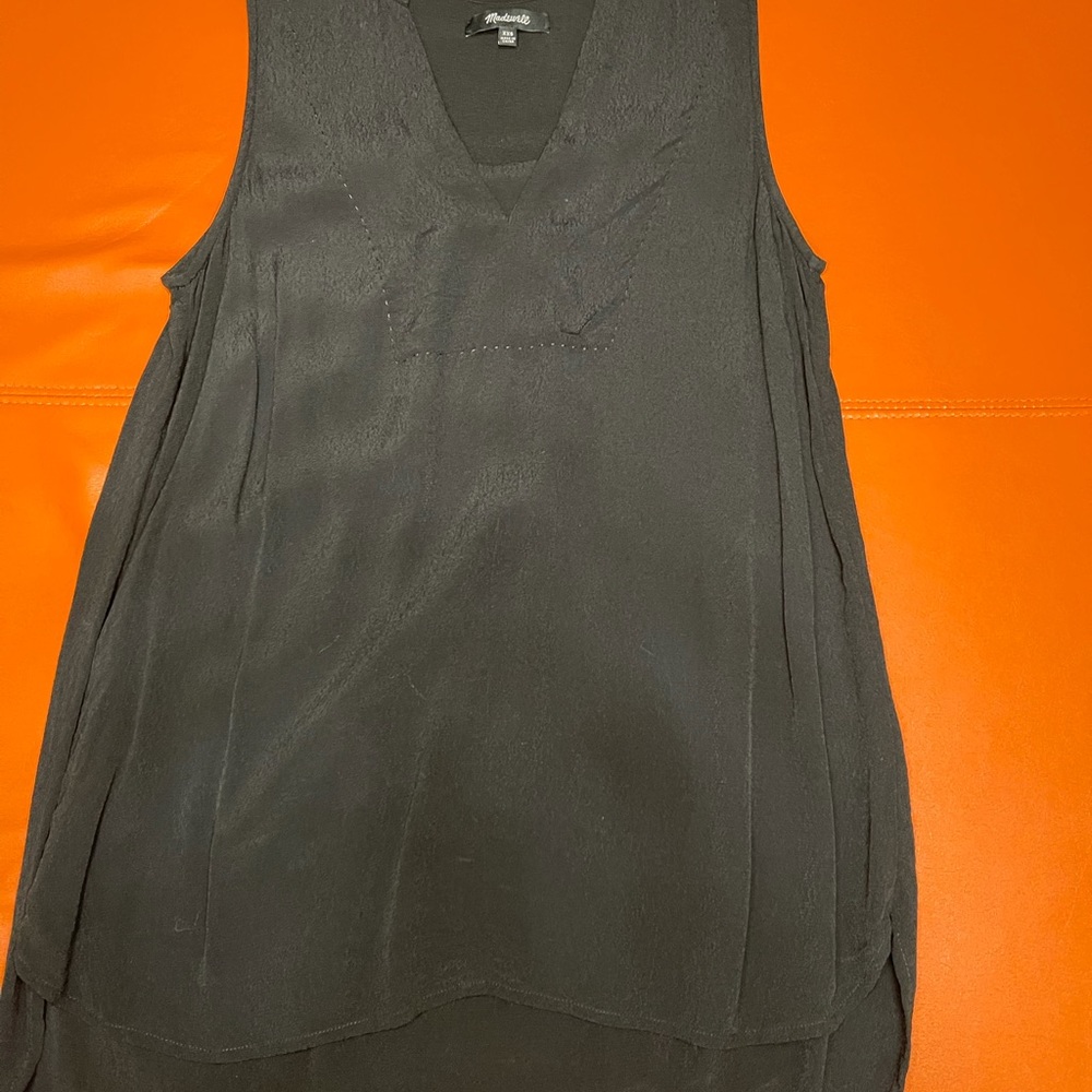 Madewell Notched Collar Inlet Popover Top - Picture 7 of 8